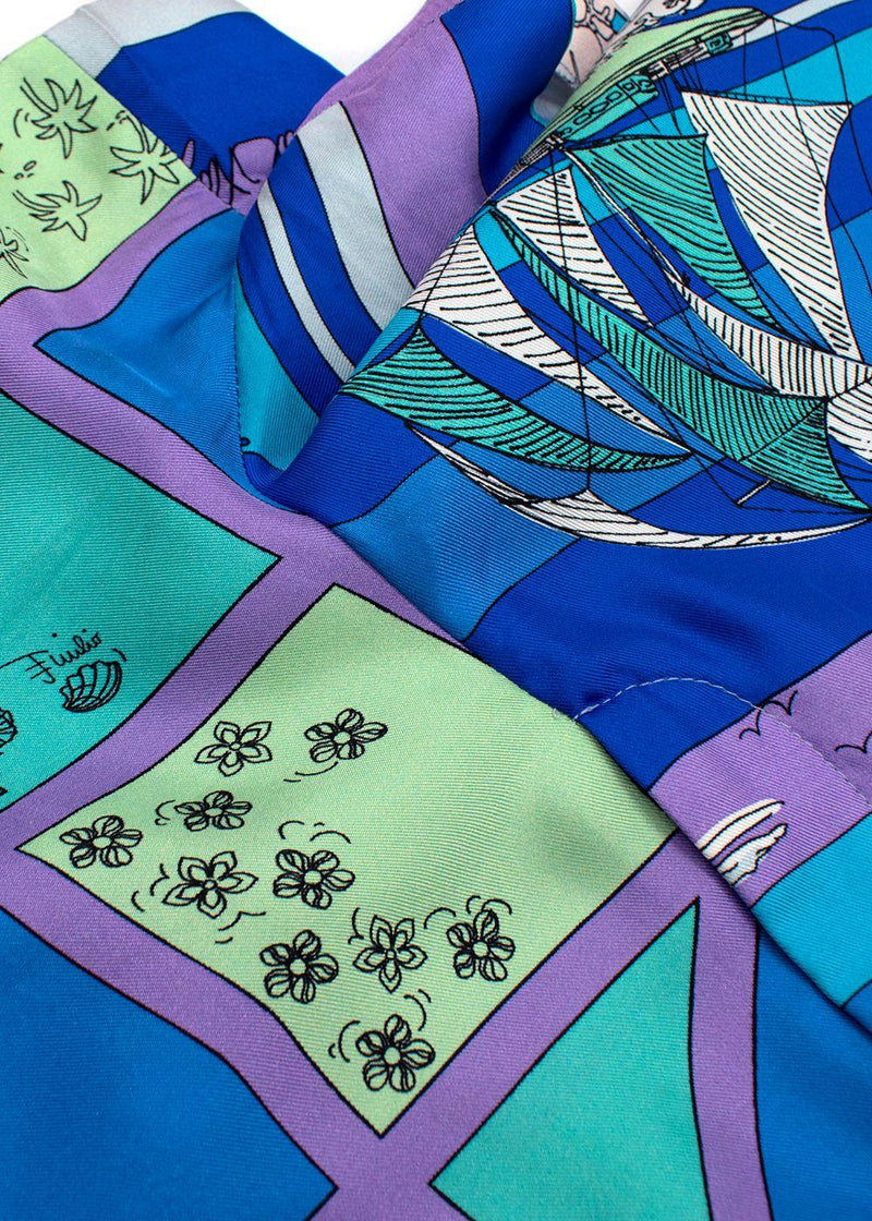 Emilio Pucci Silk Printed Shorts