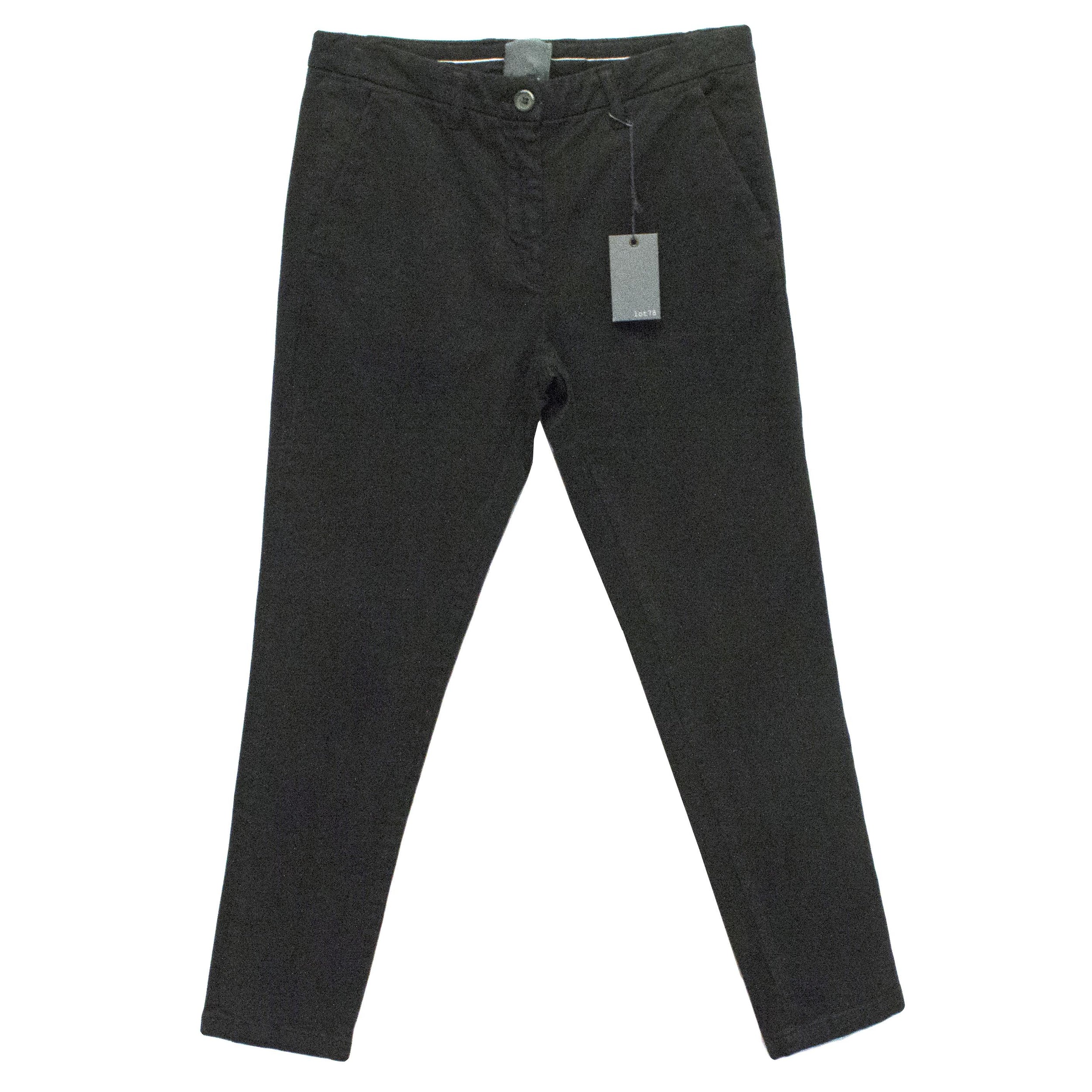 Lot78 Black Chino Trousers