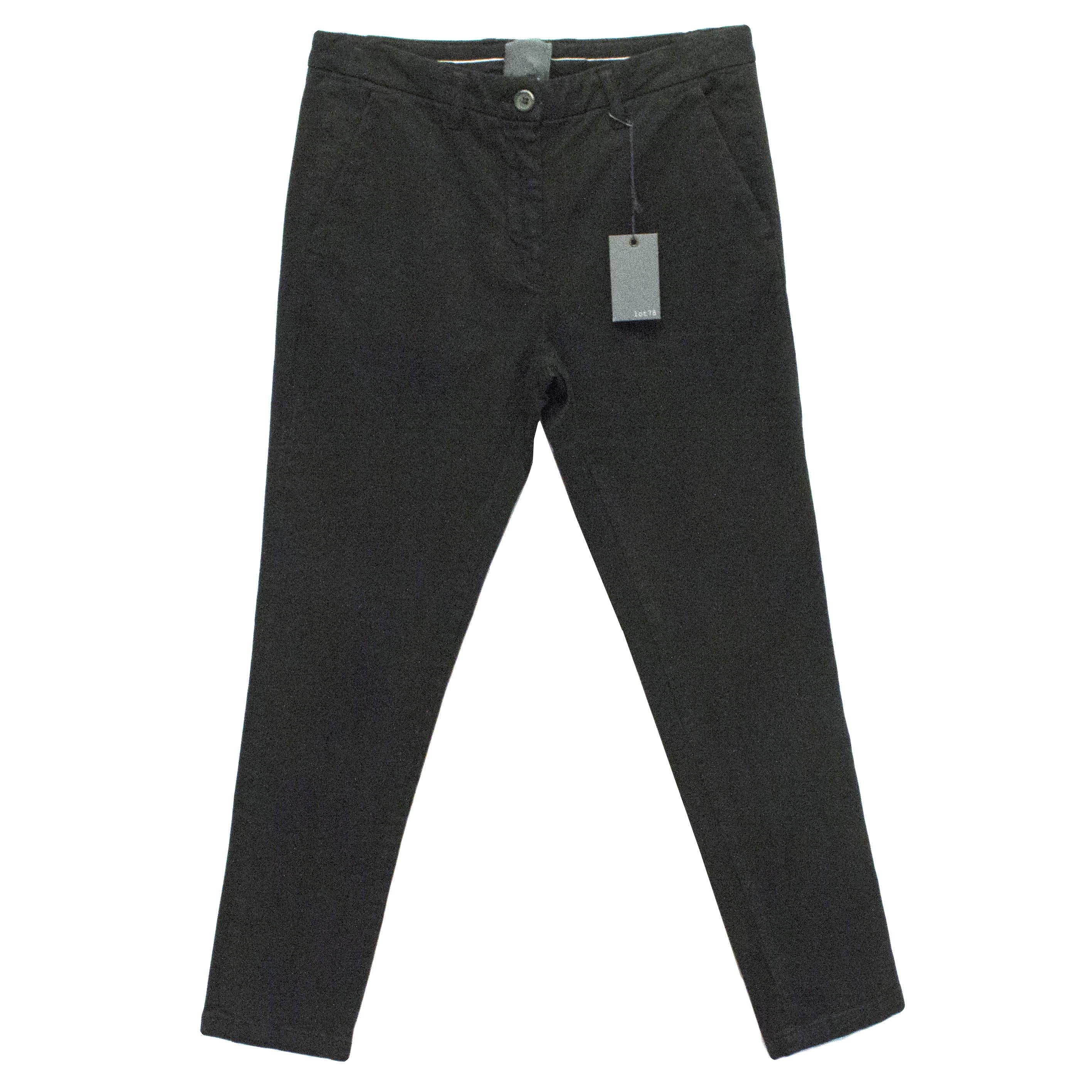 Lot78 Black Chino Trousers