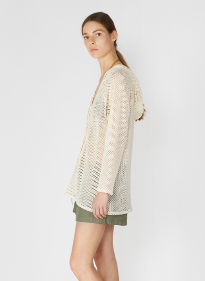 Albus Lumen Creme Aziza Crochet Top