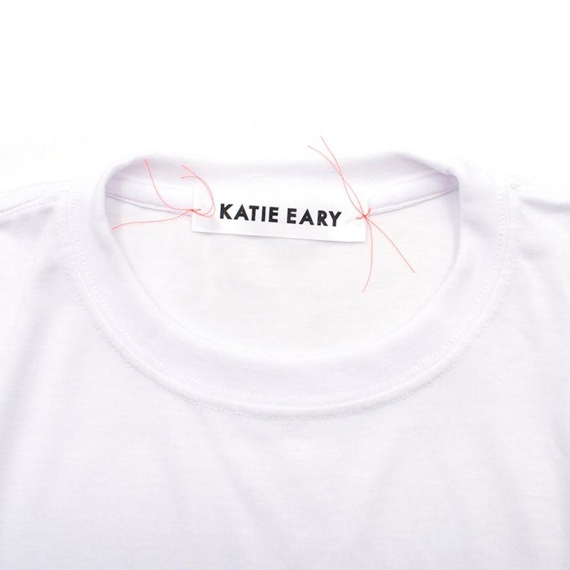 Katie Eary Oversized Ombre Fish Skeleton T-shirt