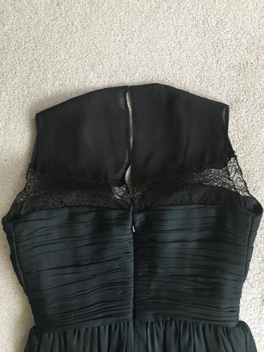 Robert Rodriguez Black Silk Dress