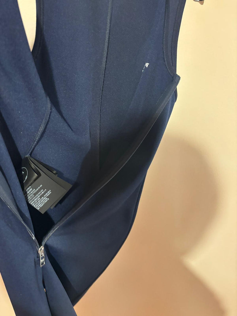 Prada Navy Blue Lycra Jumpsuit