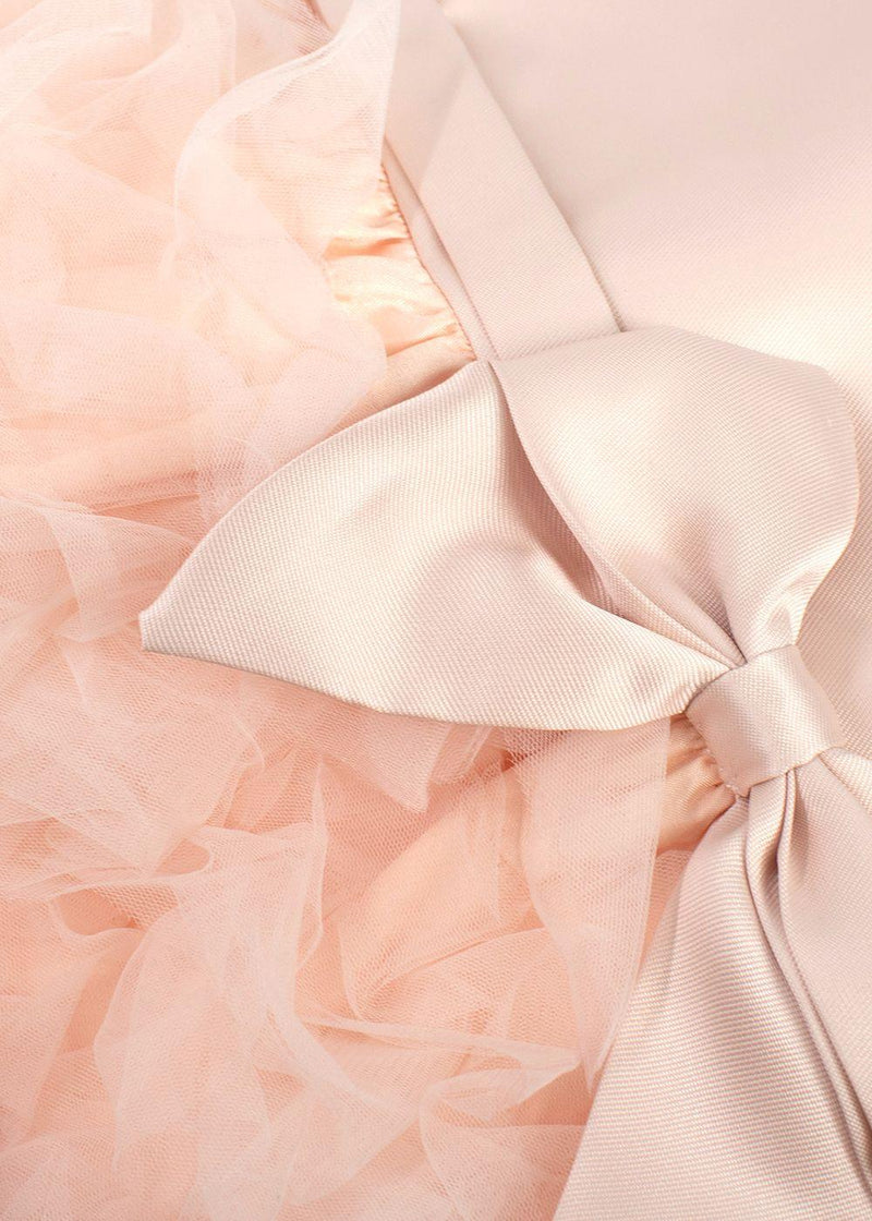 Nanan Baby Pink Tulle Tiered Dress 12months