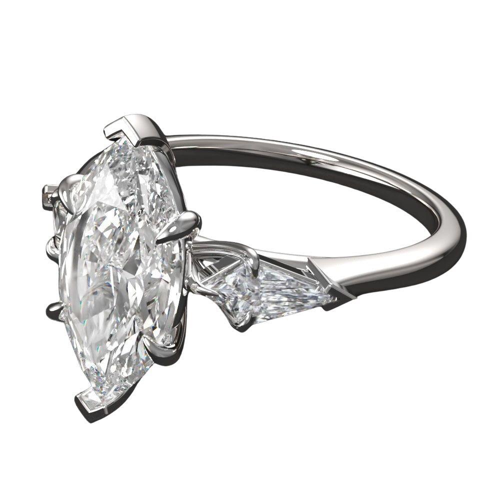 2CT Marquis Cut Lab Grown Diamond