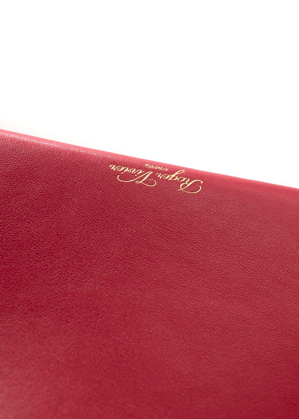 Roger Vivier Red Envelope Clutch