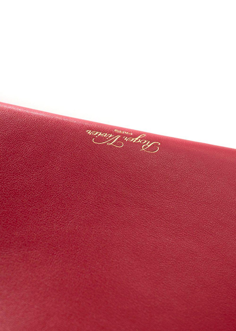 Roger Vivier Red Envelope Clutch