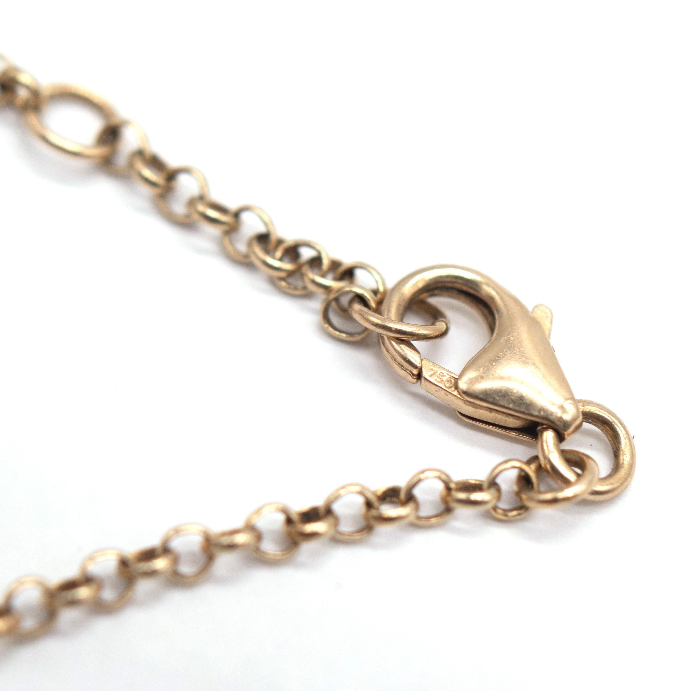 Bespoke Gold, Diamond And  Enamel Evil Eye Bracelet