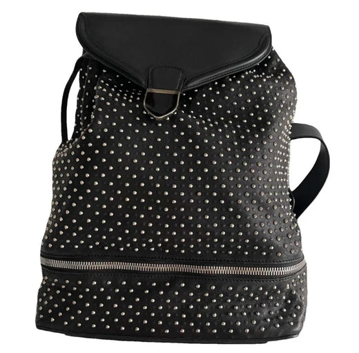 Alexander McQueen Black Leather Backpack