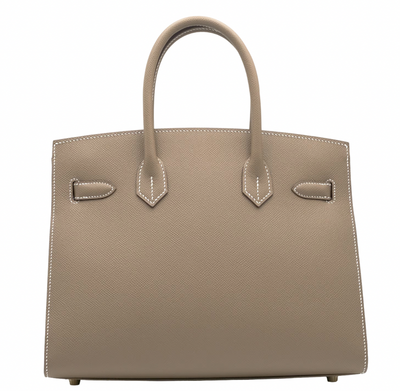 Hermès Etoupe Epsom Leather Birkin with Gold Hardware