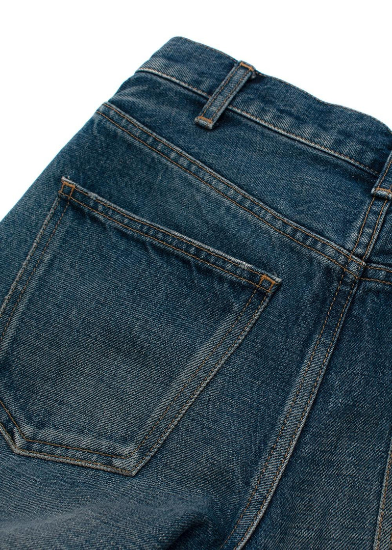 Mid-wash SL-003 skinny leg jeans