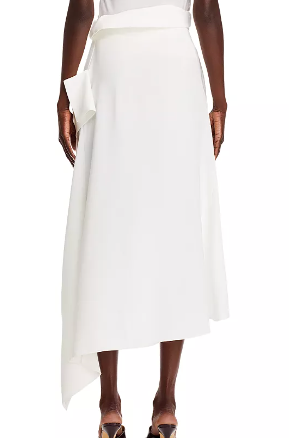 A.W.A.K.E. Mode Deconstructed Sleeve Belt Skirt