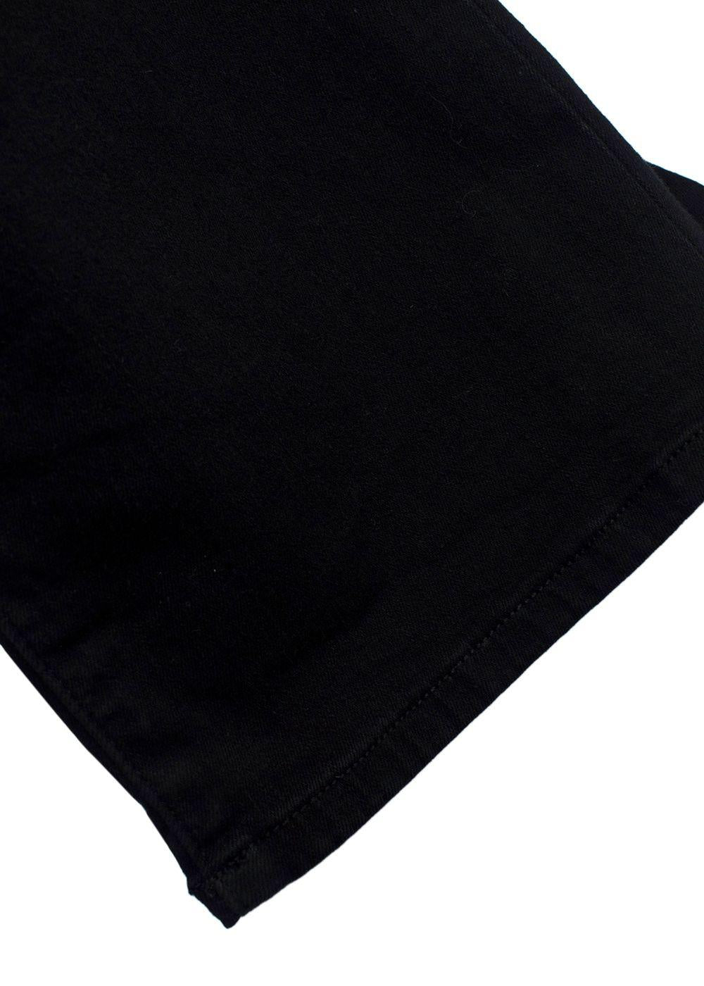Frame Black Le High Straight Jeans
