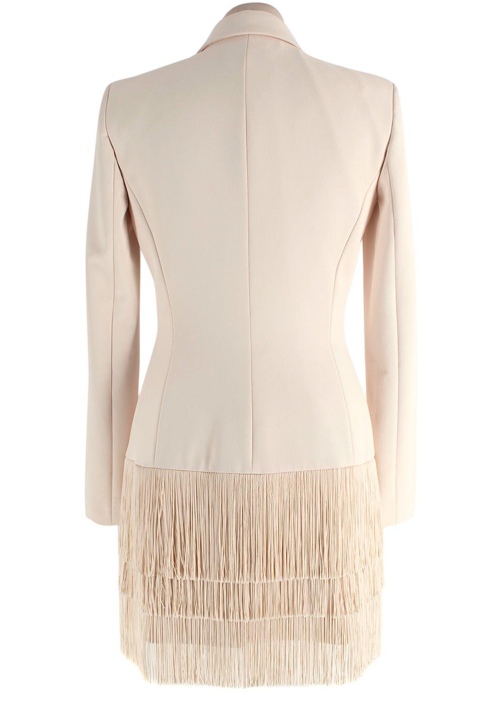 Elisabetta Franchi Beige Abito Donna Blazer Dress