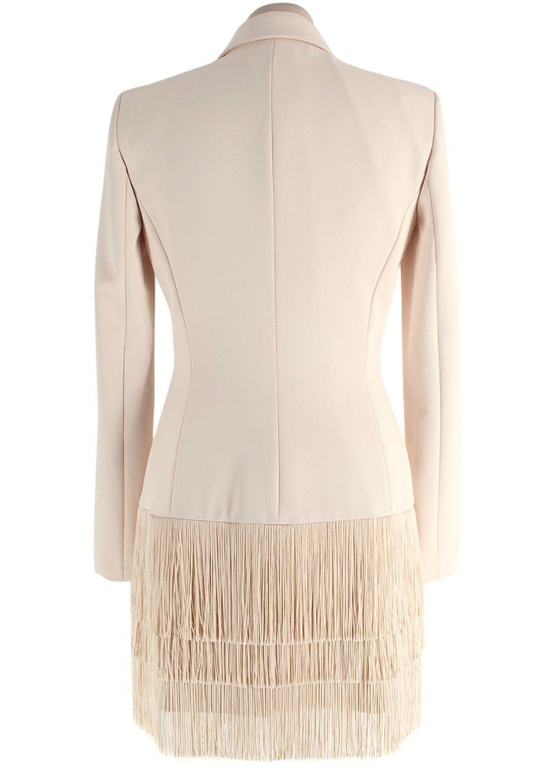 Elisabetta Franchi Beige Abito Donna Blazer Dress
