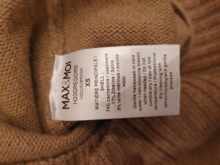 Max & Moi Cashmere Tie Back Cardigan