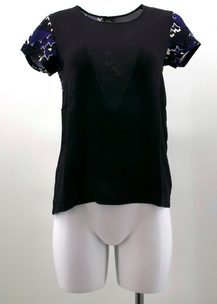 Daslu Black Silk Top