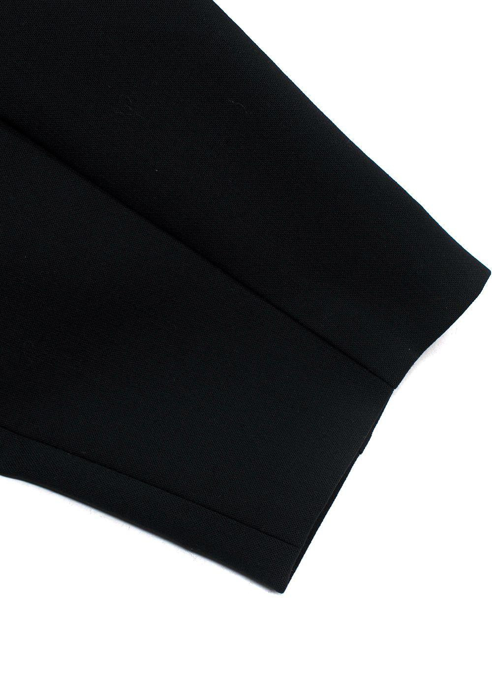 The Row Black Cigarette Trousers