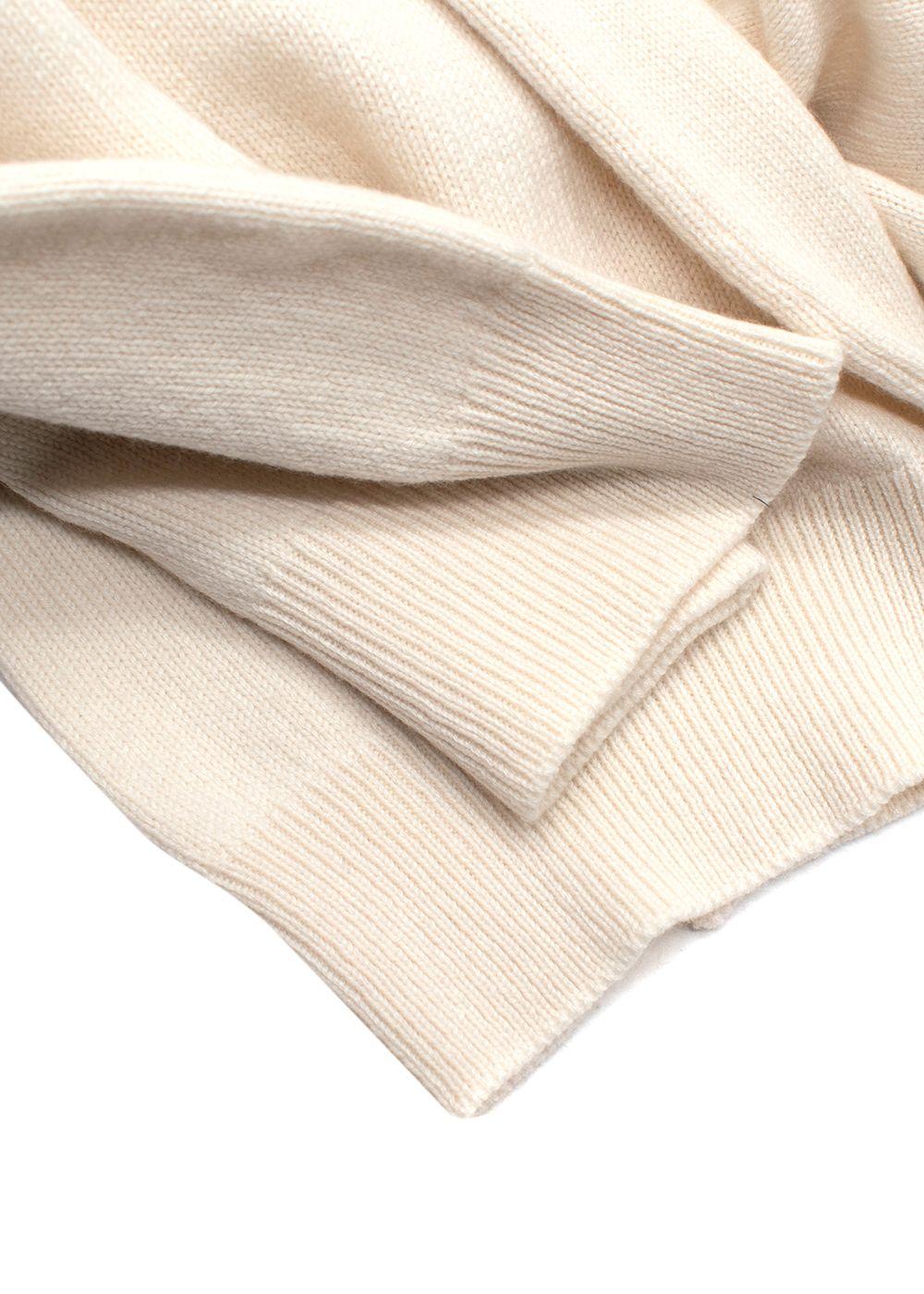 Barrie Cream Cashmere Knit Joggers