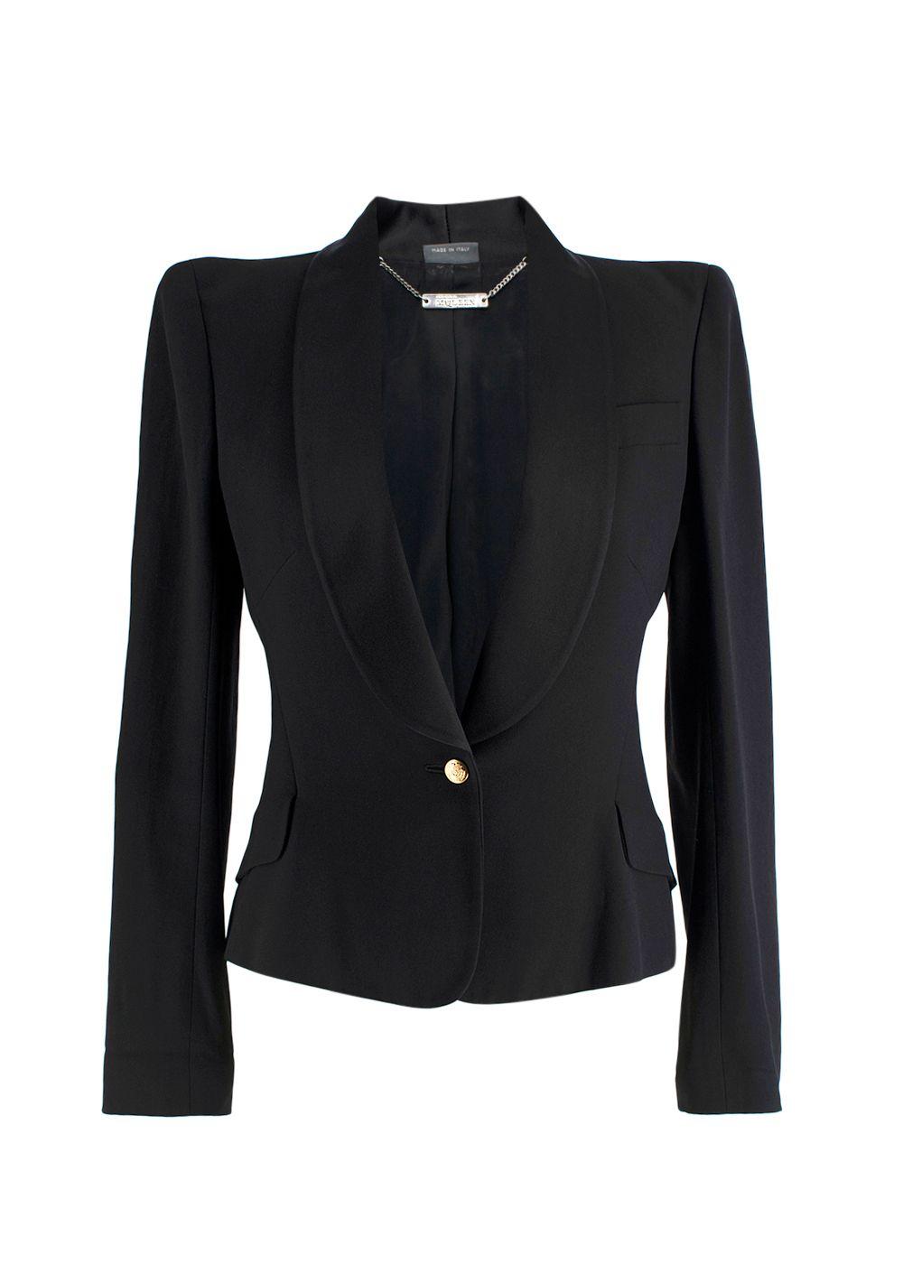 Blazer Gold Button Fastening