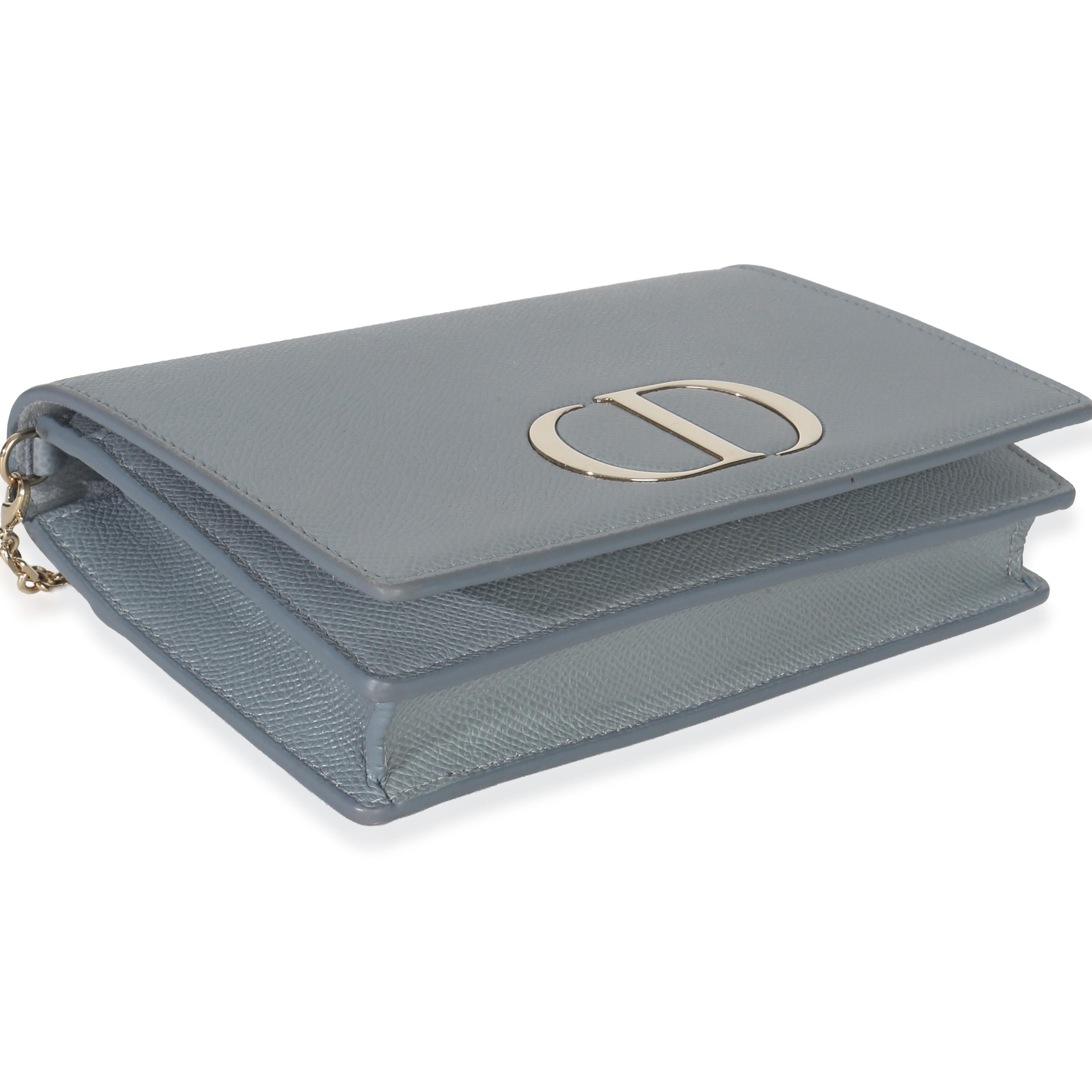 Christian Dior  Grained Calfskin 30 Montaigne 2-in-1 Pouch