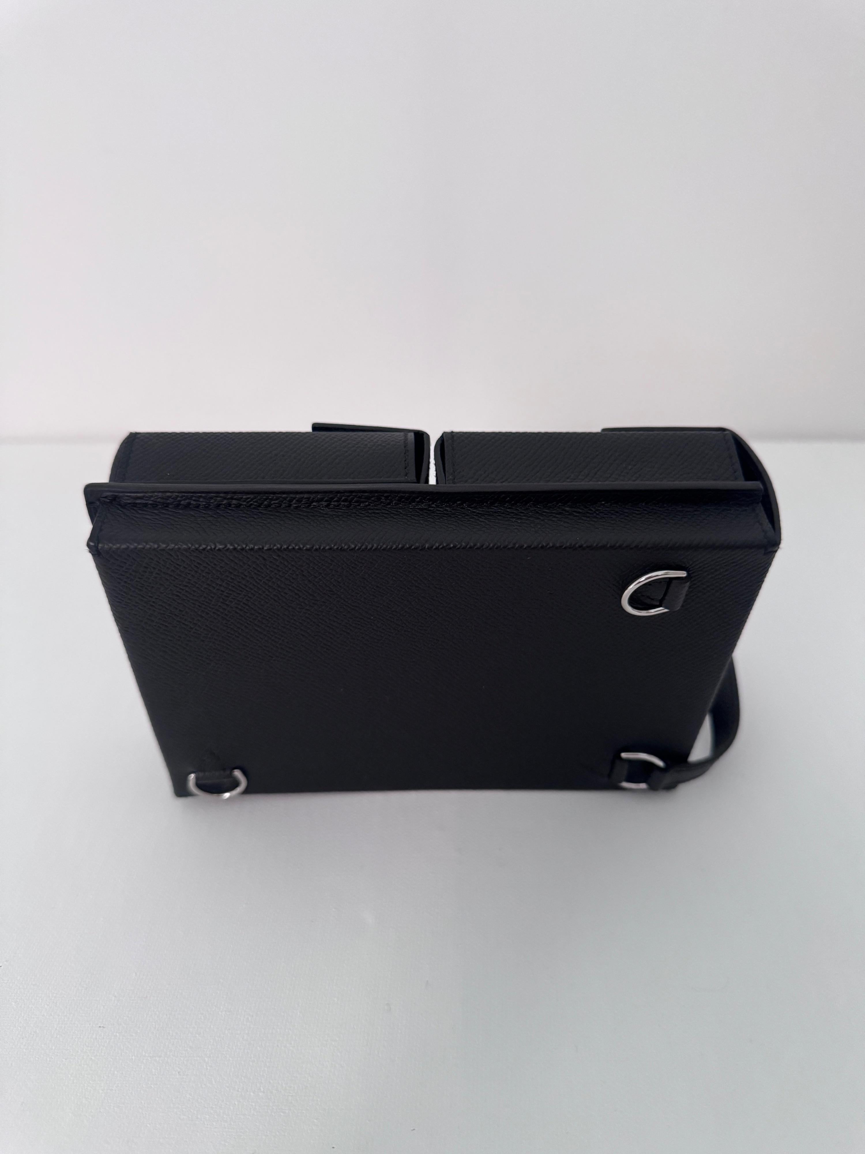 Hermes Limited Edition Black Kelly Multipocket