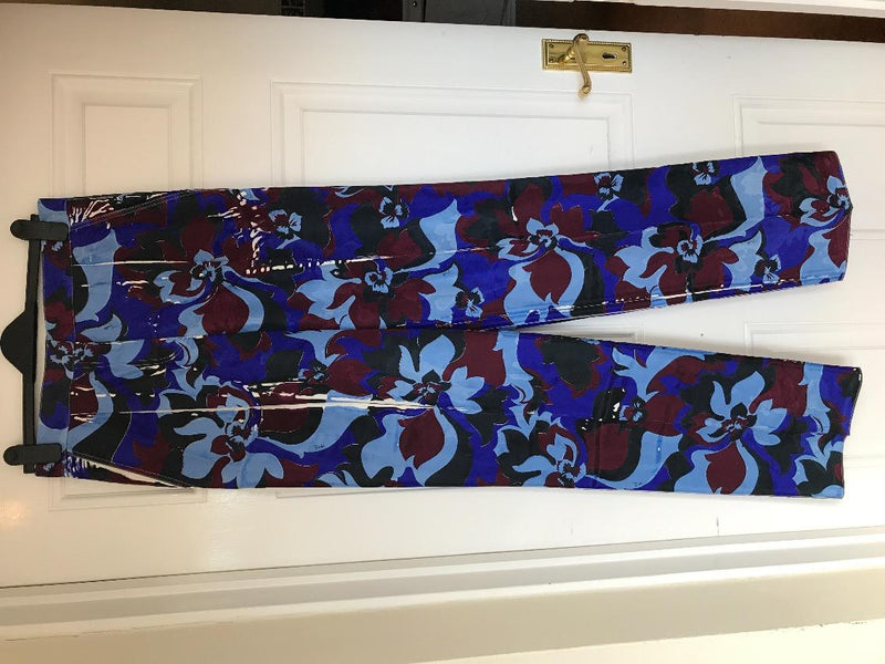 Emilio Pucci Silk Printed Trousers