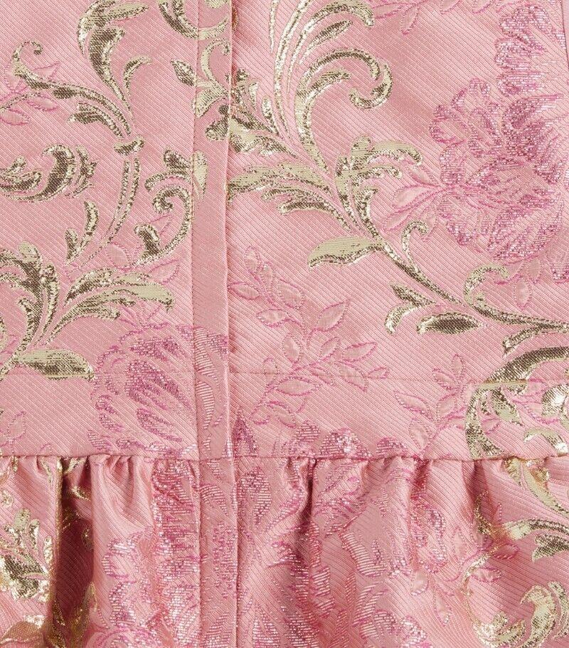 Dolce & Gabbana Kids 11/12Y Pink Brocade Dress
