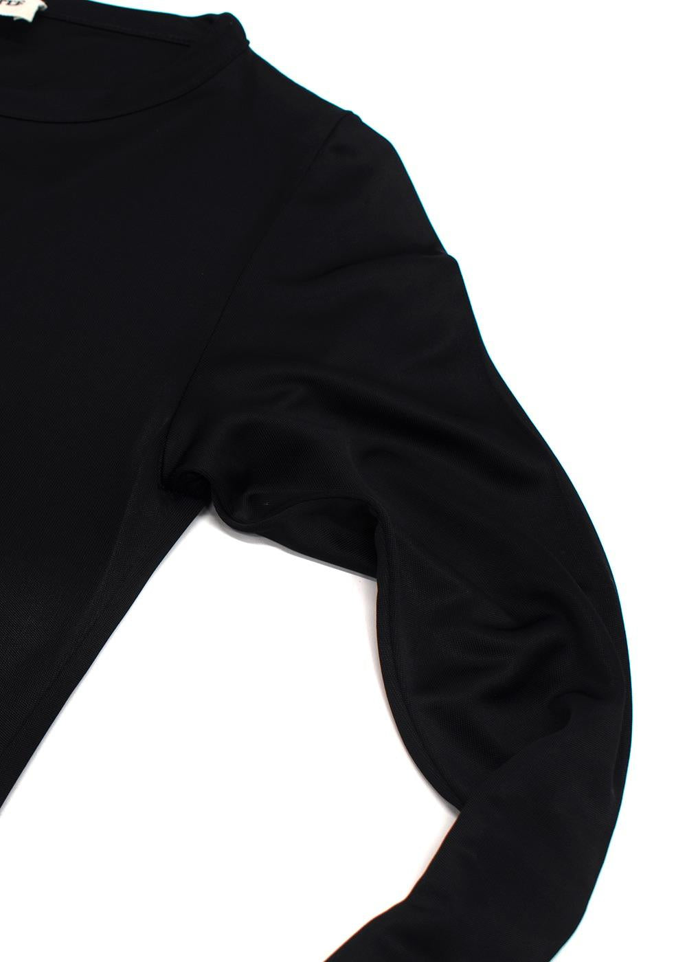 Khaite Black Long Sleeve  Maxi Dress