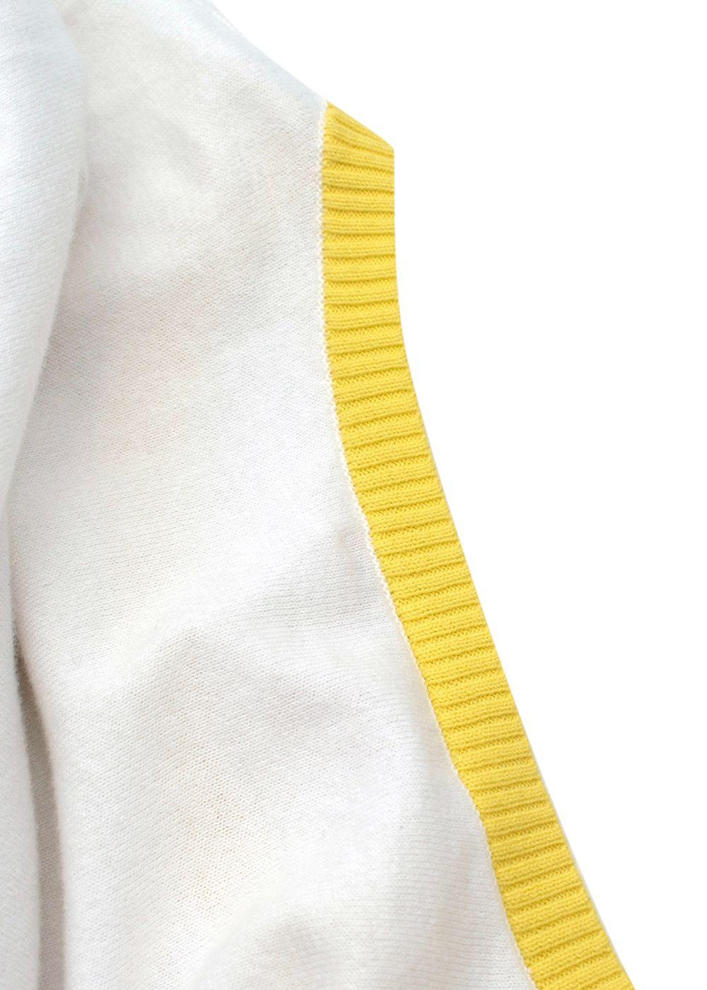Kids 12Y Candy Stripe Trim Knit Top