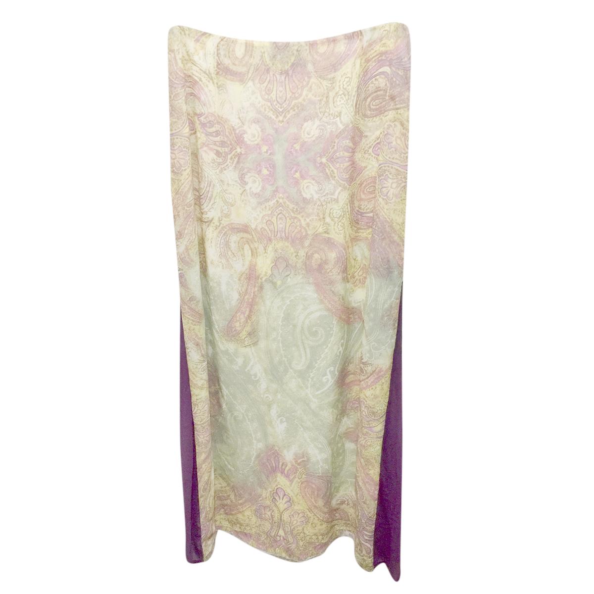 Etro Paisley Print Maxi Skirt