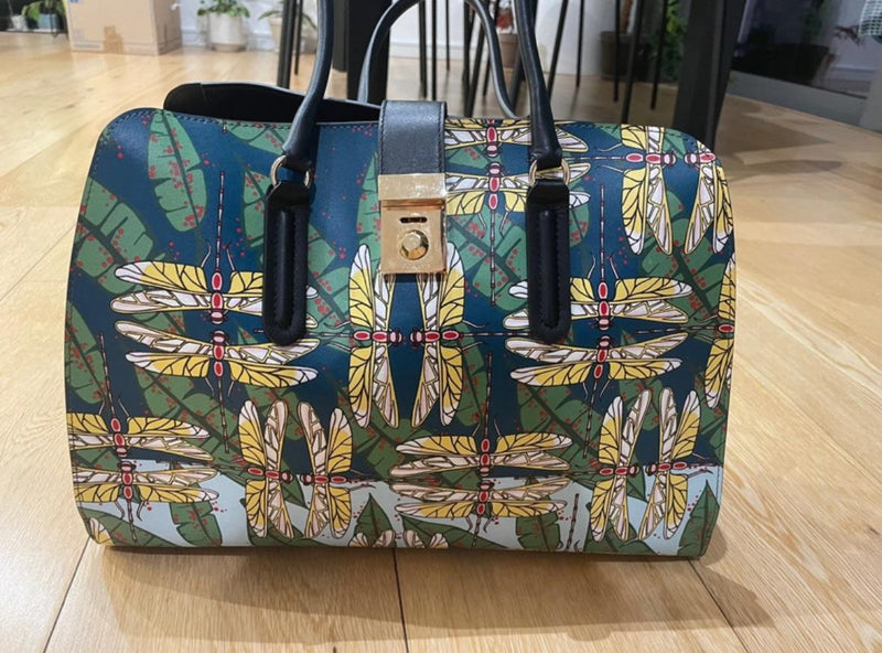 Furla Dragonfly Print Tote