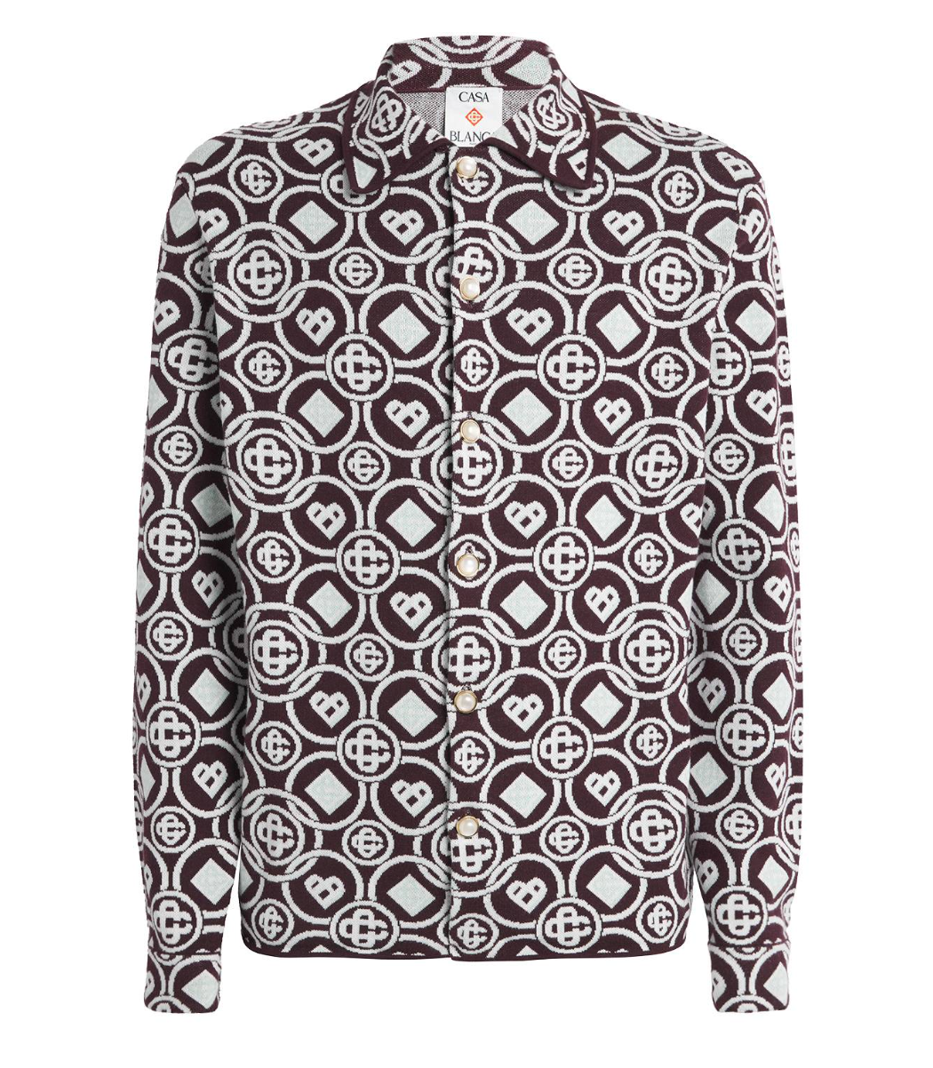 Casablanca Cotton Monogram Relaxed Shirt