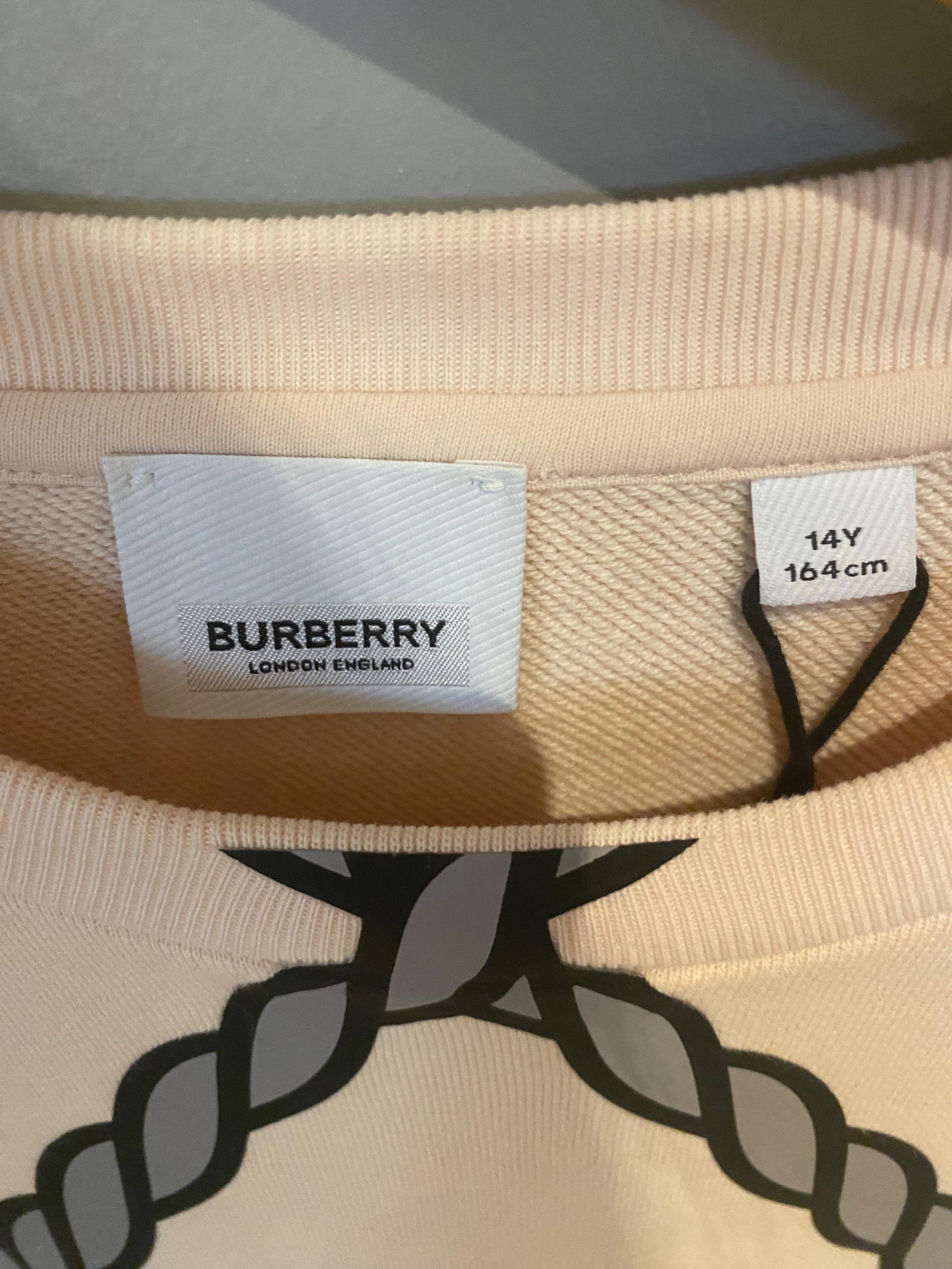 Burberry Teen Beige Unicorn Sweatshirt