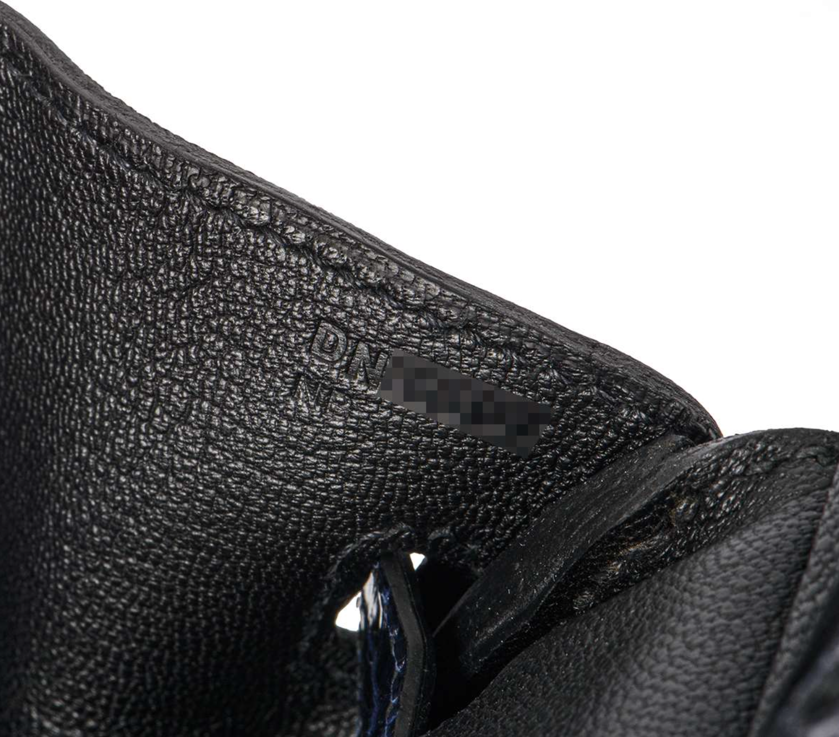 Bleu Marine & Noir Lisse Birkin Touch 30 PHW