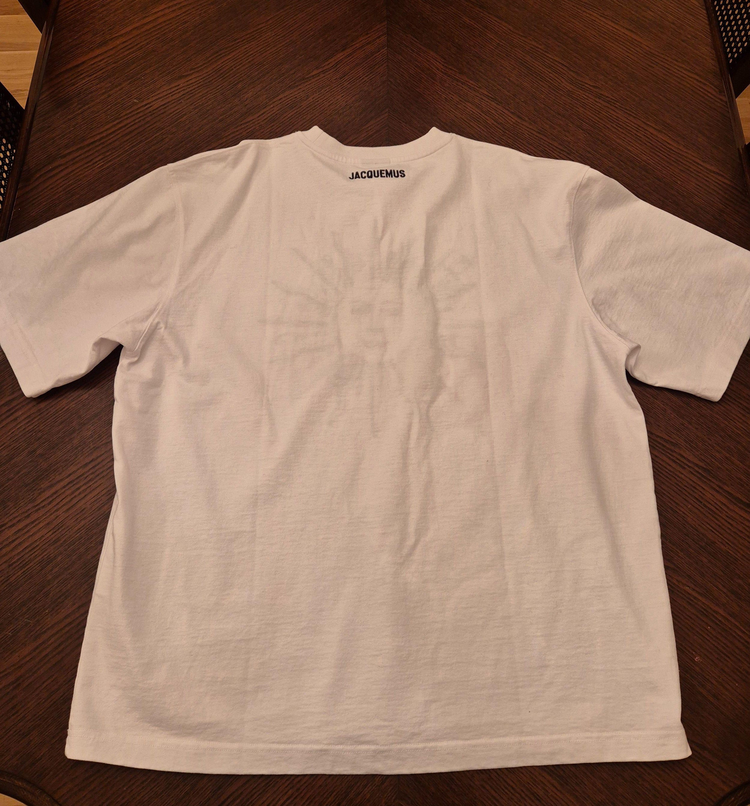 Jacquemus Sun Print White Cotton T-Shirt