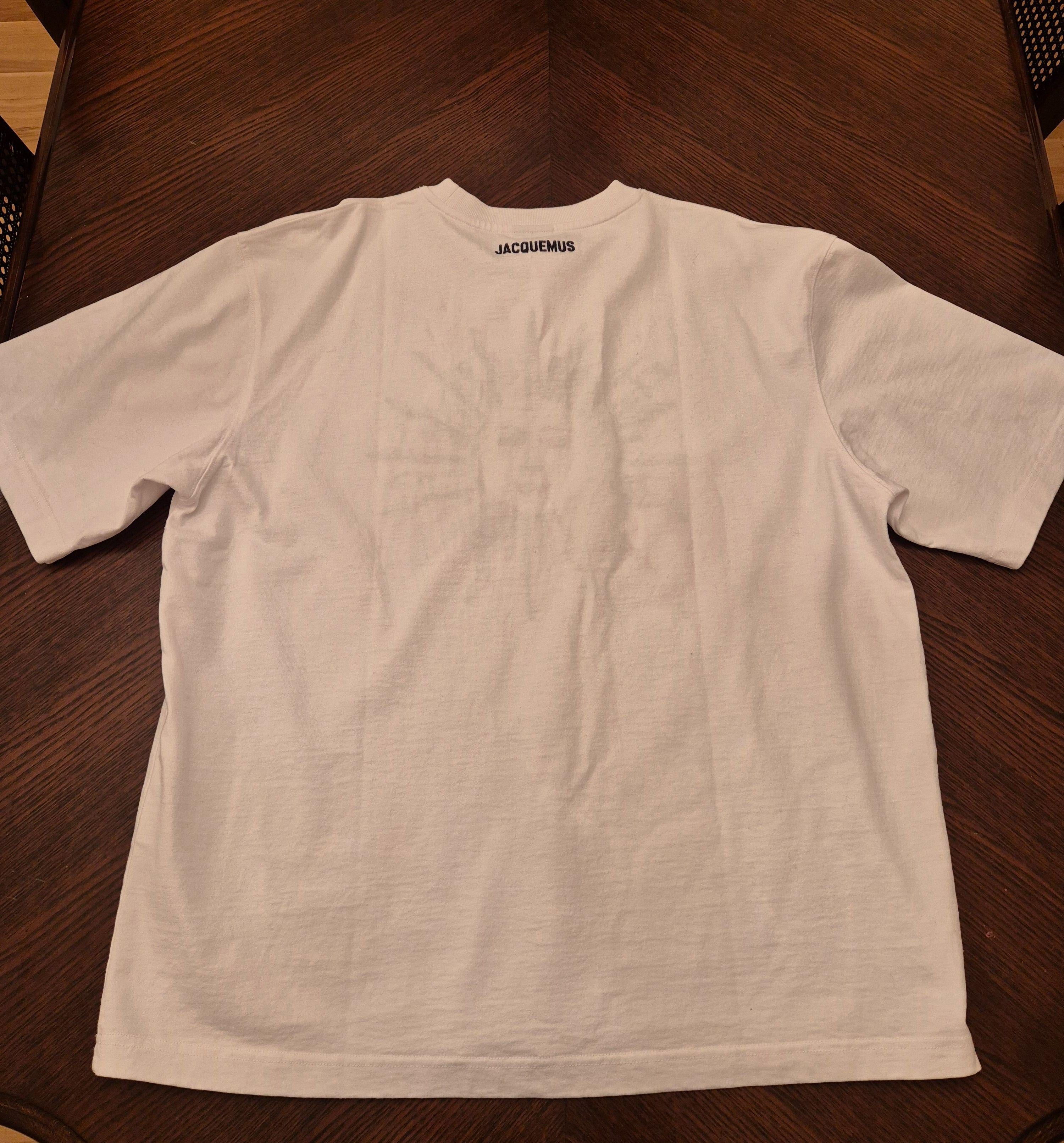 Jacquemus Sun Print White Cotton T-Shirt