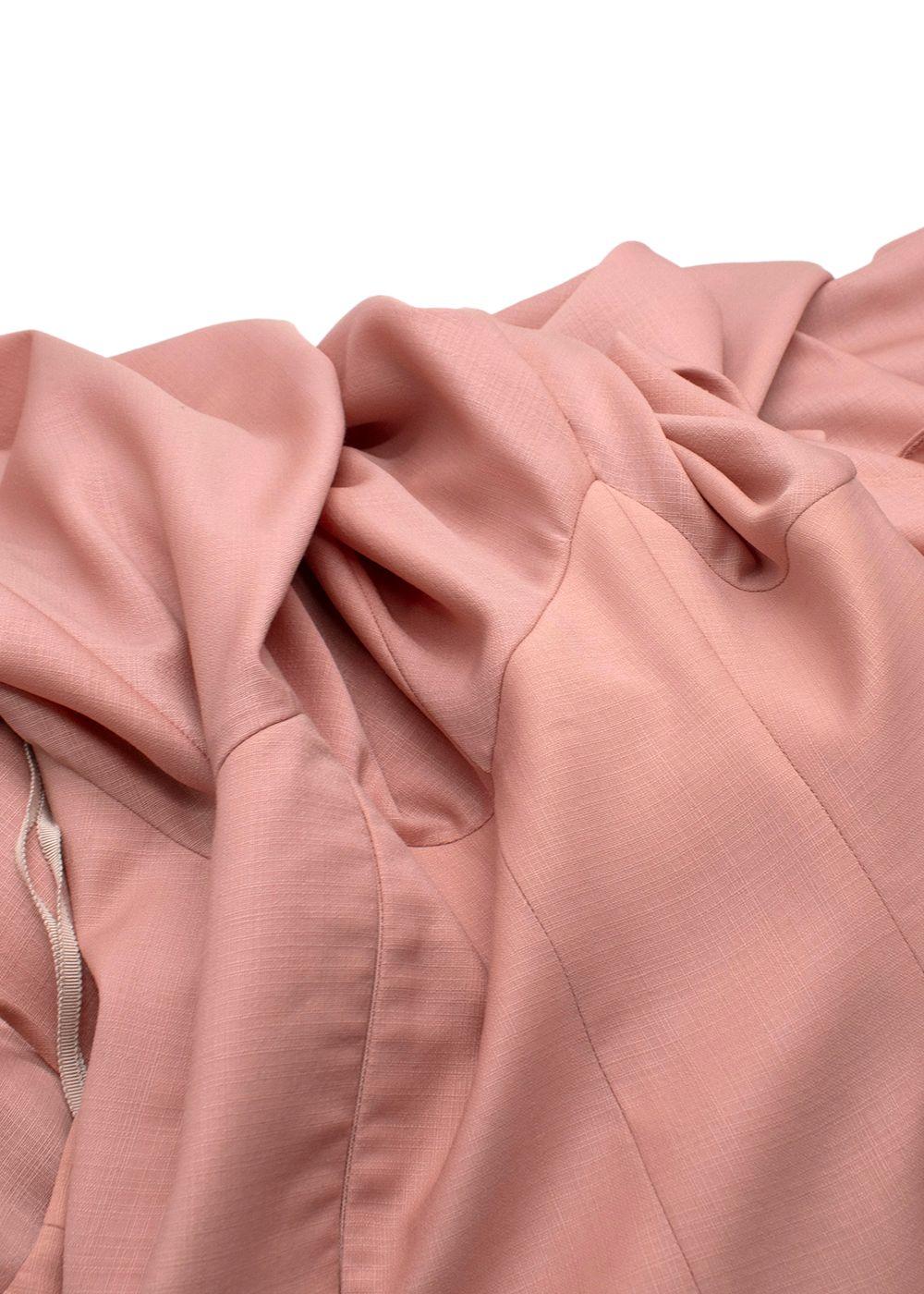 Emilia Wickstead Dusty Pink Esha Midi Dress