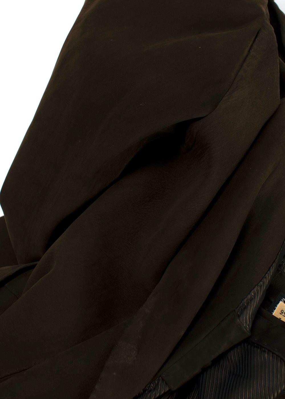 Franck Namani Dark Brown Suede Tailored Jacket