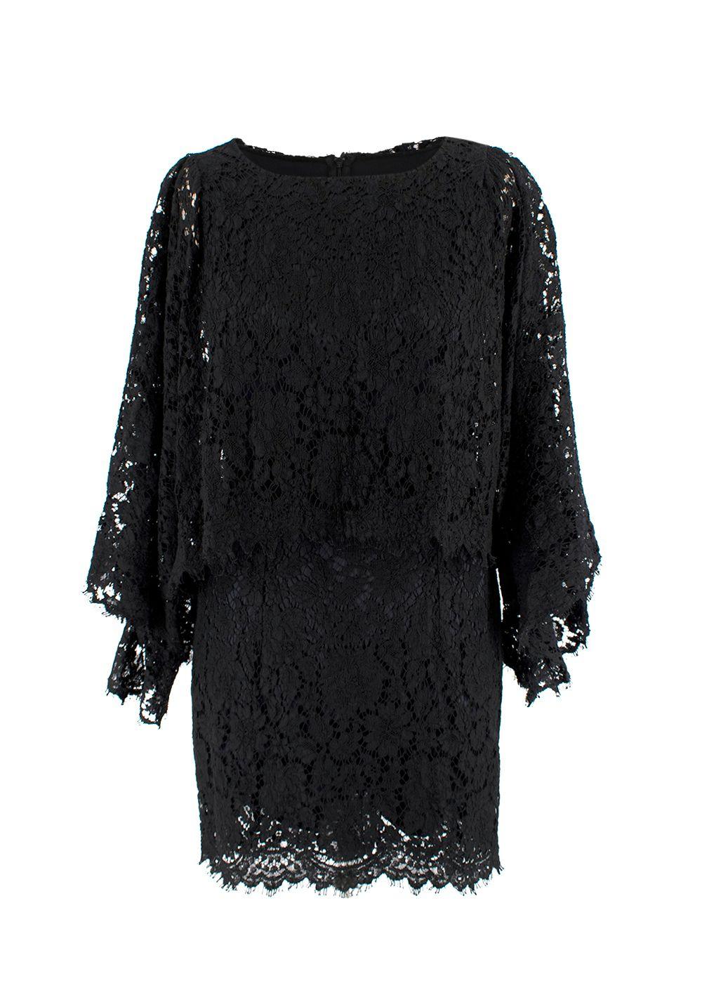 Dolce & Gabbana Black Lace Mini Dress · HEWI
