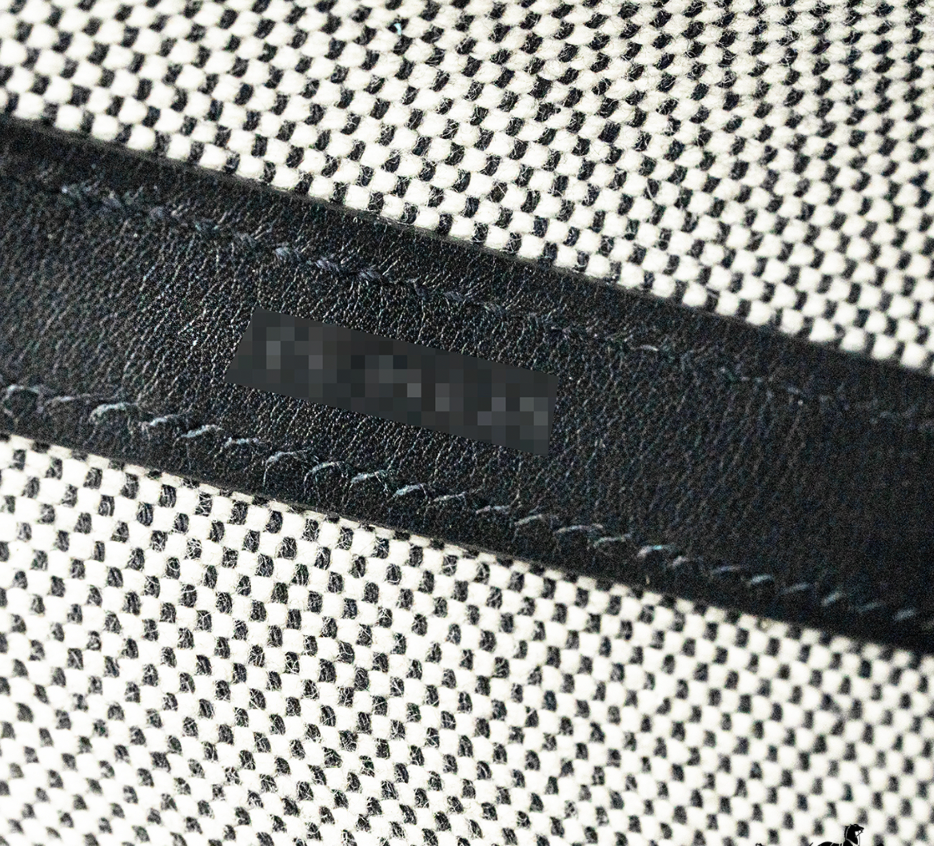 Hermès  Black And Ecru Swift Canvas Cabas 27cm Bag