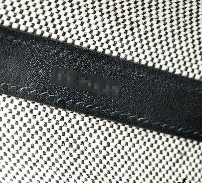 Hermès  Black And Ecru Swift Canvas Cabas 27cm Bag