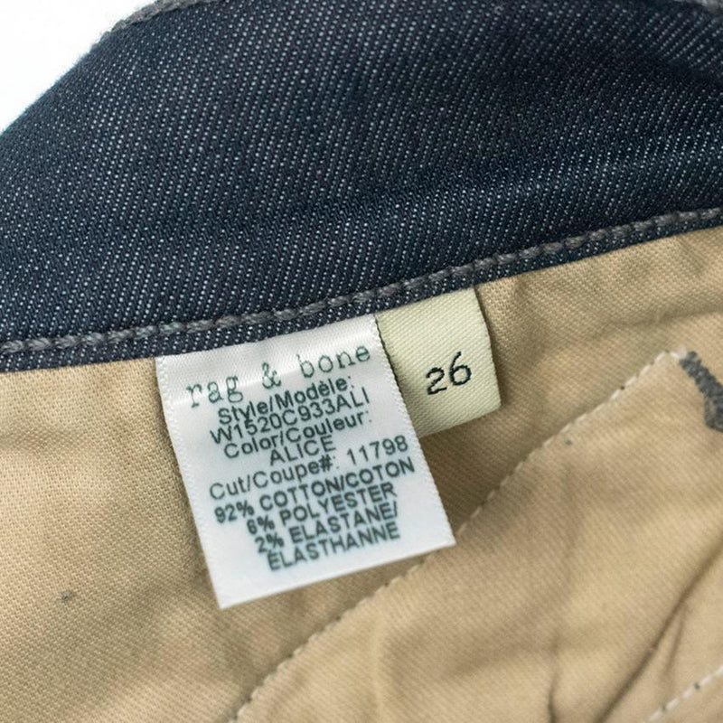 Rag&Bone Slim Fit Middle Waist Jeans