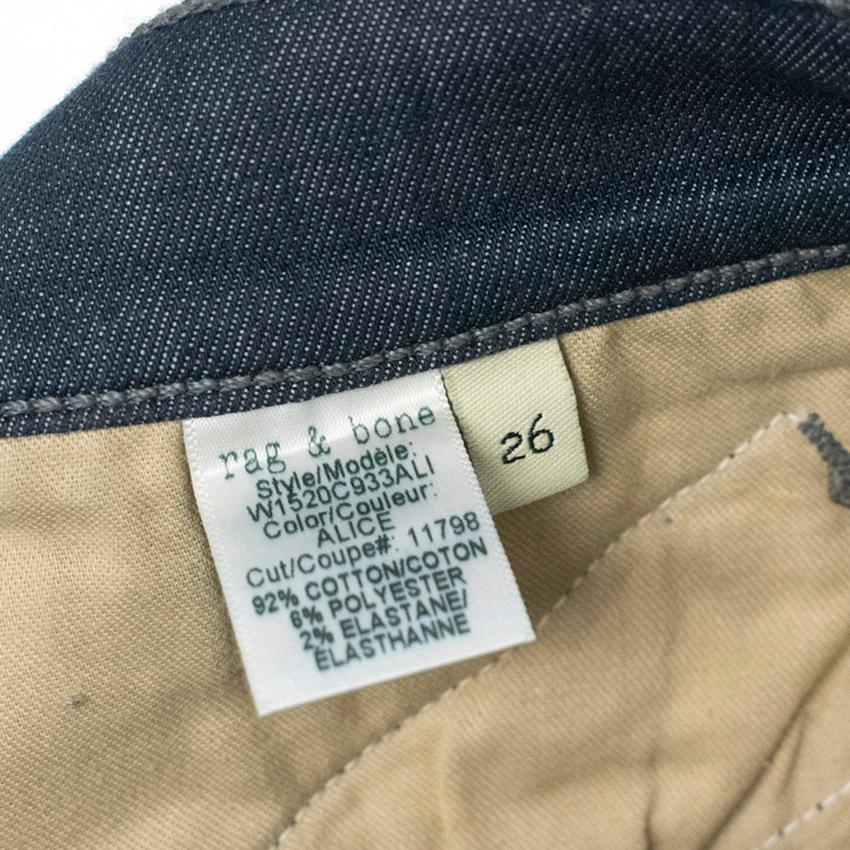 Rag&Bone Slim Fit Middle Waist Jeans