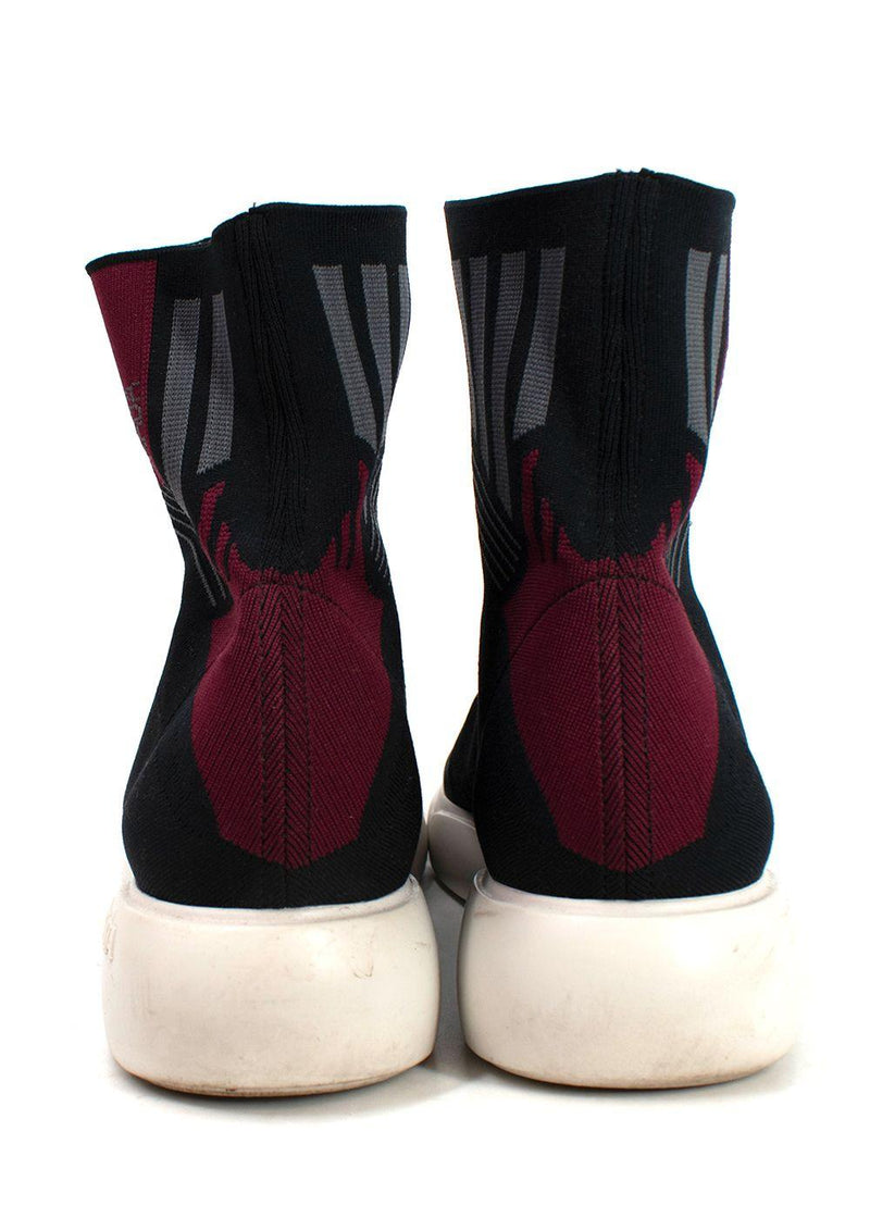 Prada Black Cloudbust 40 High-top Trainers