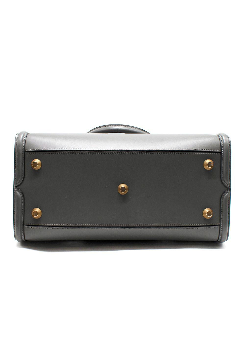 Alexander McQueen Grey Leather Heroine Bag