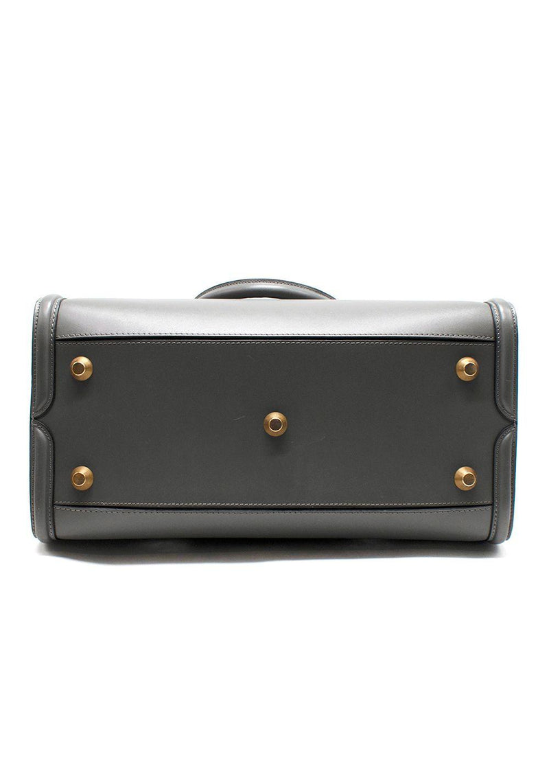 Alexander McQueen Grey Leather Heroine Bag