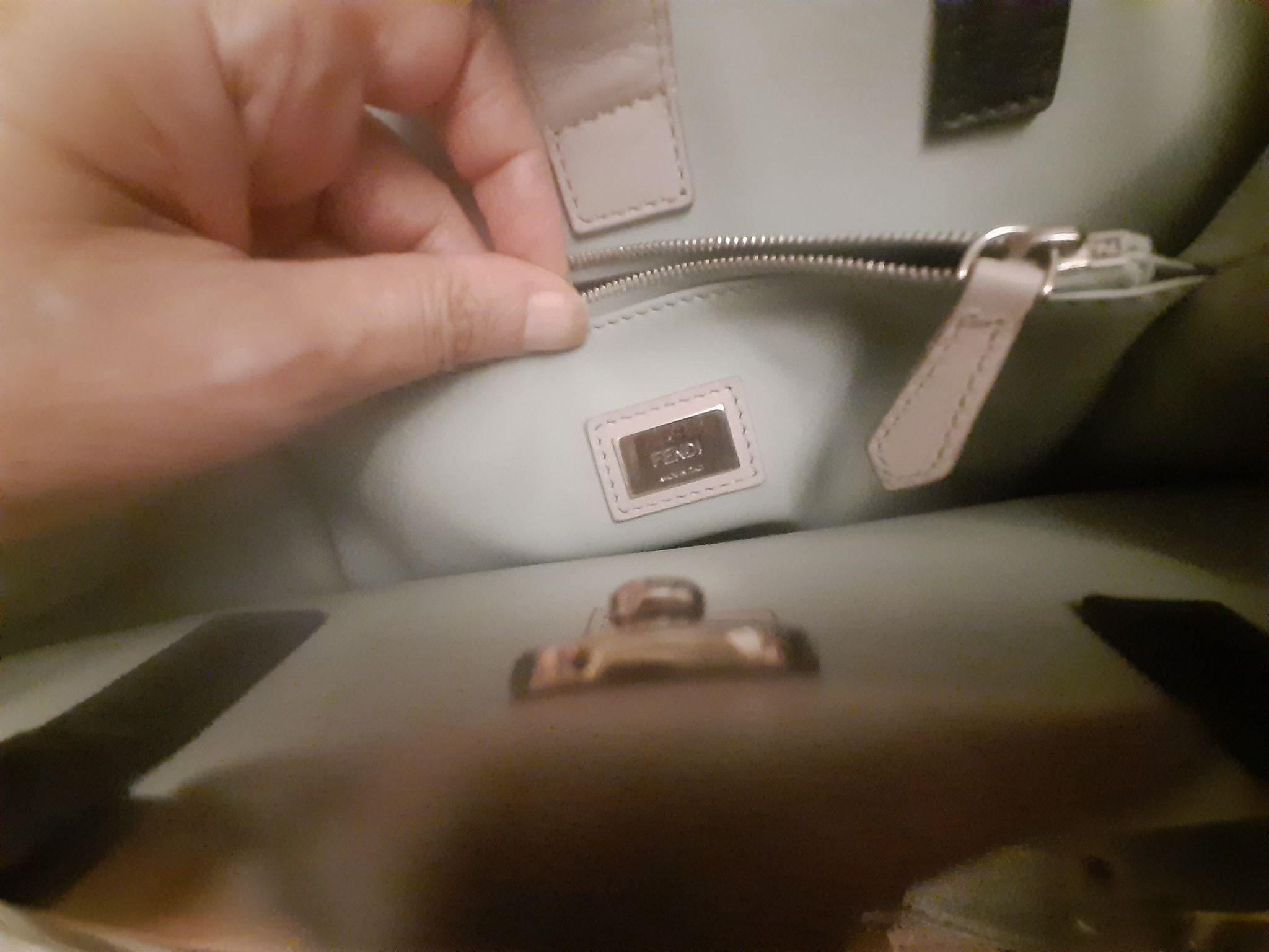 Pink leather Monster Mini 2Jours bag