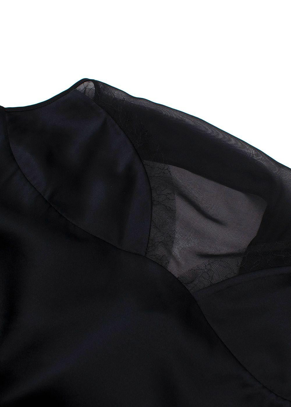 SIR Black Dunya Silk Cami Top