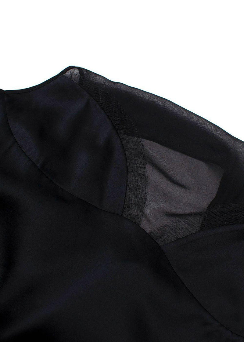 SIR Black Dunya Silk Cami Top